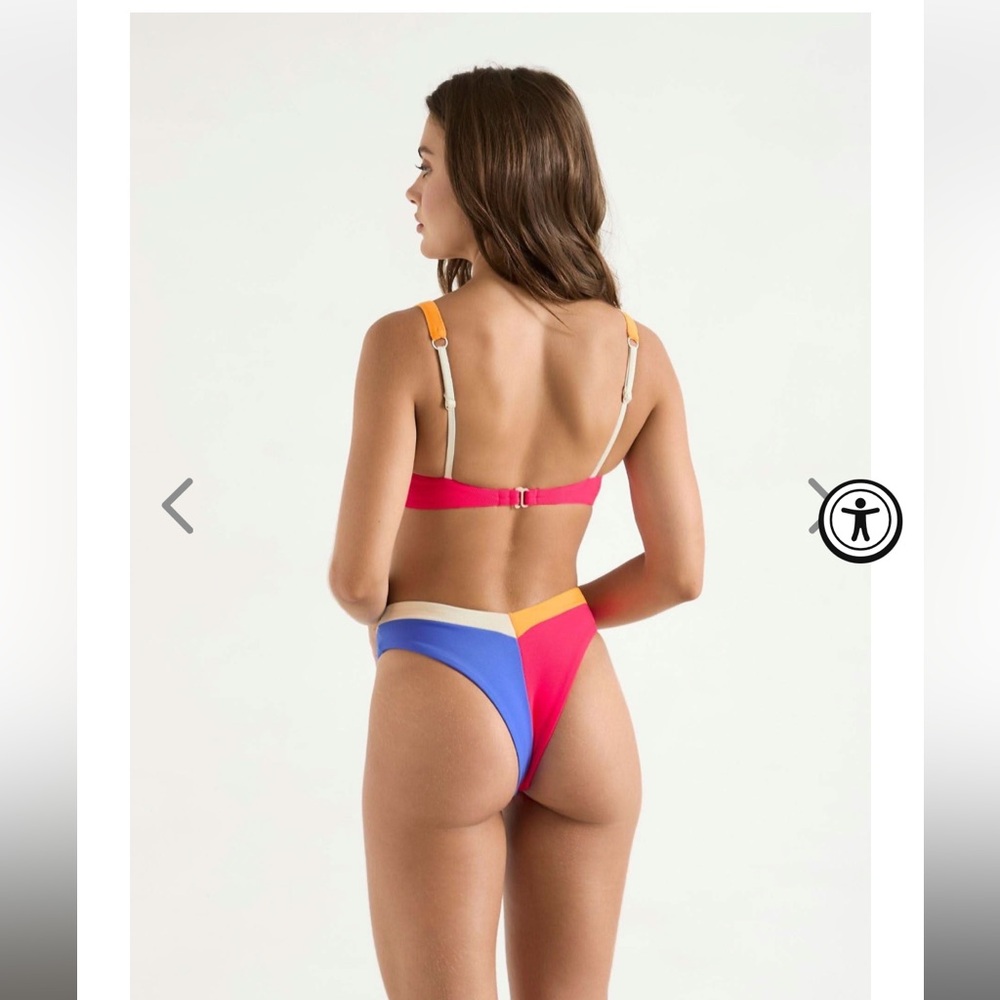 OneOne Swimwear Leicy Top & Tracy Bottom in Moshup - Picture 2 of 6